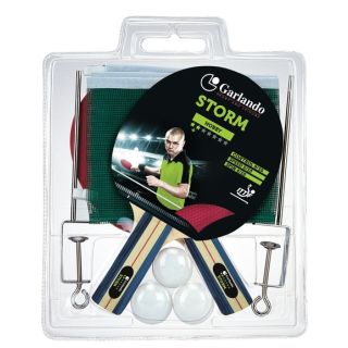 PACK STORM PLUS ( SET OF 2 RACKETS 2 STAR + AND 3 BALLS 1 STAR, FILET ET SUPPORT )
