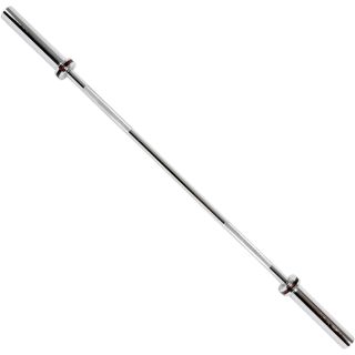 BARRE OLYMPIQUE CHROMEE DIAMETRE 50MM LONG 1.8M +2 COLLIERE DE SERRAGE