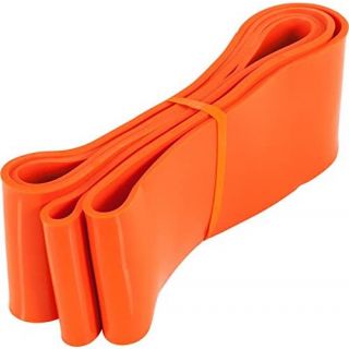 BANDE ELASTIQUE DE RESISTANCE 1M X 83 MM X 4.5 MM -ORANGE