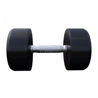 HALTERE CHROMEE A CHARGE FIXE CAOUTCHOUC 20 KG IRON BULL