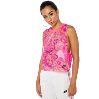 DEBARDEUR SANS MANCHES COUPE AMPLE NIKE FEMME SPORTSWEAR IMPRIME 