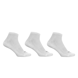 CHAUSSETTES DE COURSE REMBOURREES INVISIBLES BLANC