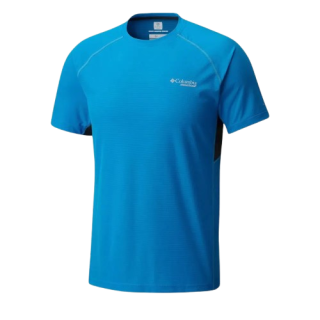 T-SHIRT A MANCHES COURTES COLUMBIA MONTRAIL TITAN ULTRA POUR HOMME – BLEU