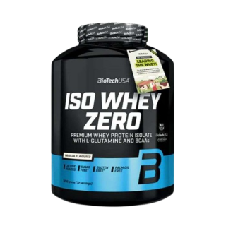 ISO WHEY ZERO POUDRE DE PROTÉINE ISOLAT - 1816 G  VANILLA BIOTECH USA 