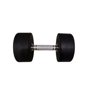 HALTERE CHROMEE A CHARGE FIXE CAOUTCHOUC 2.5 KG IRON BULL